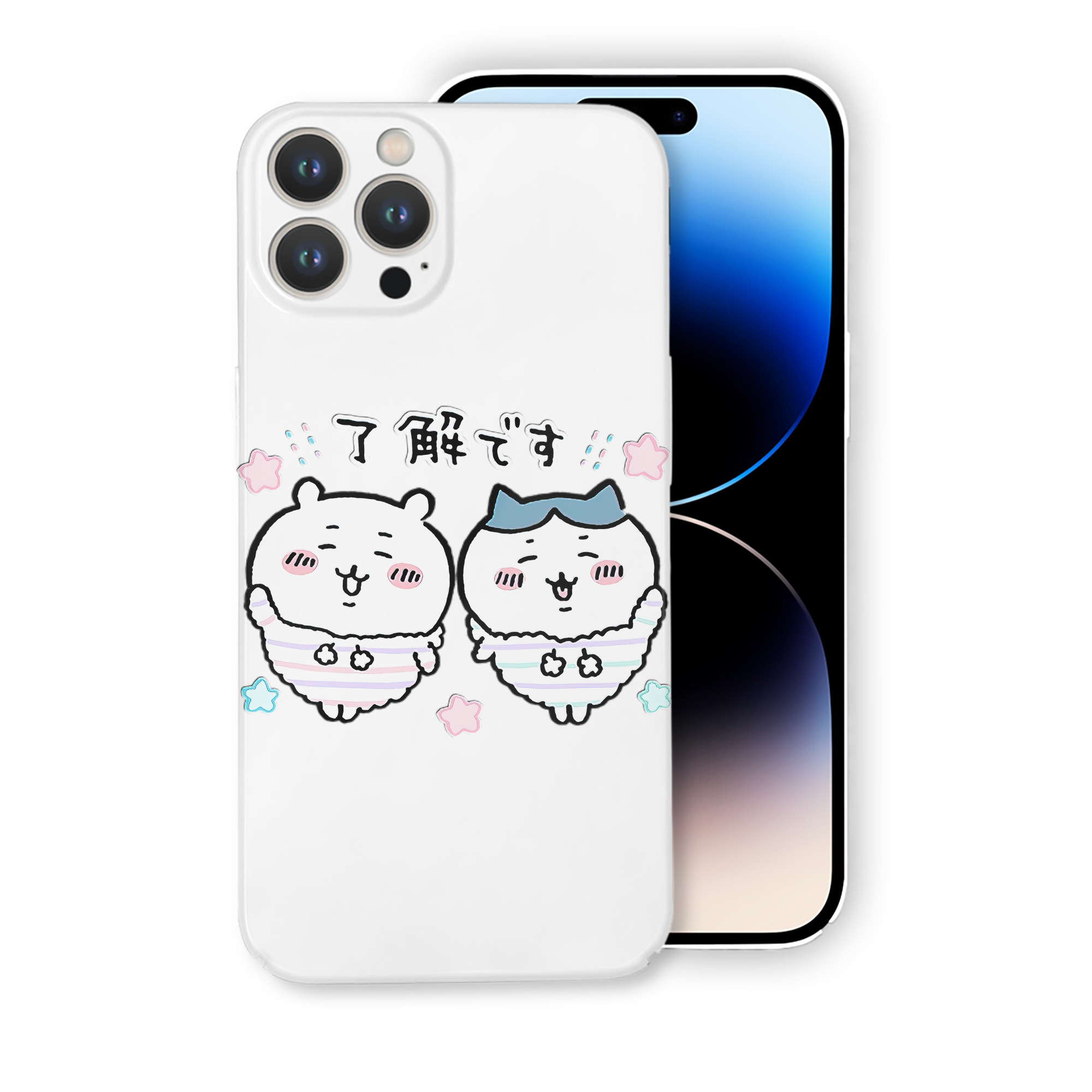 （画像用） ちいかわ ハチワレ Chii-kawa hachiware 【iPhone 14シリーズ対応】ハードケース